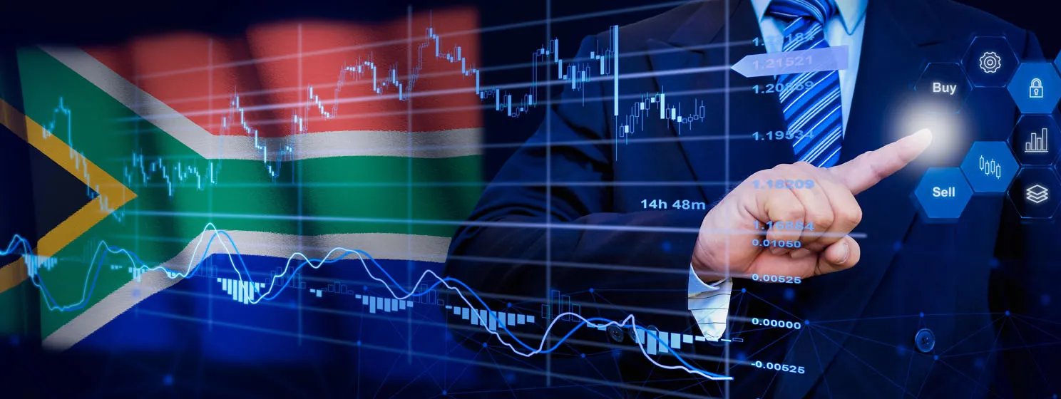 Africa market chart overlay